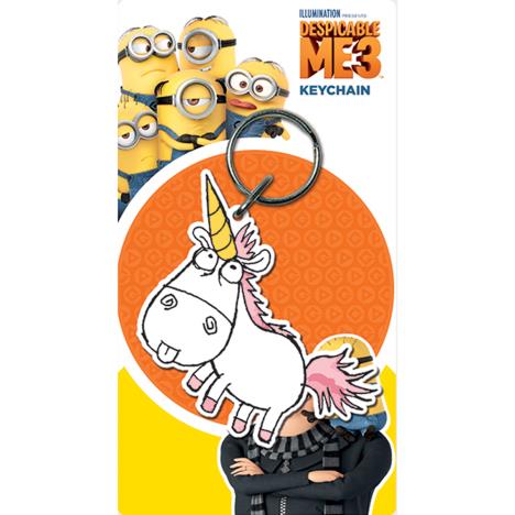 Despicable Me Fluffy Unicorn PVC Keyring £1.99